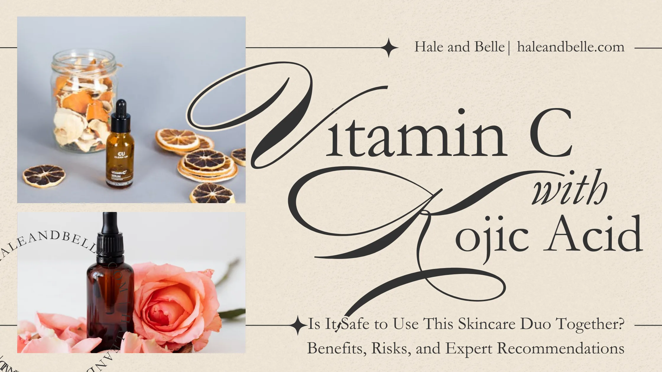 Vitamin C and Kojic Acid