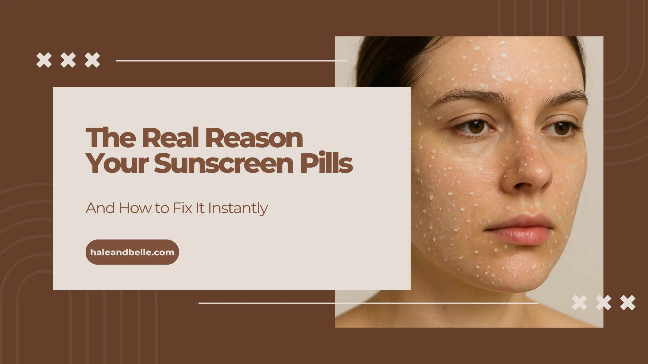 sunscreen pilling