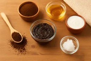 coffee scrub for glowing skin
