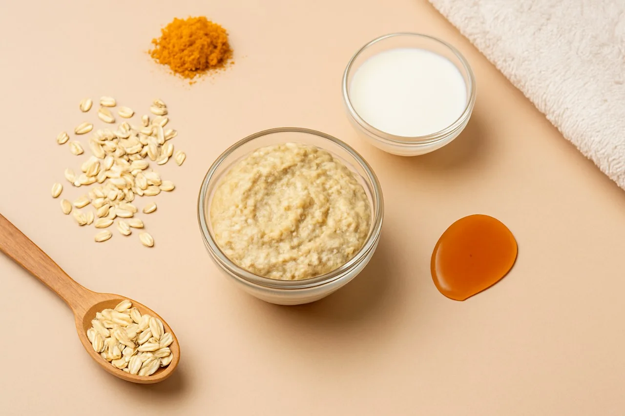 oatmeal scrub for sensitive skin