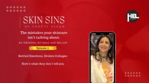 Preeti Singh explaining how bottled emotions break collagen